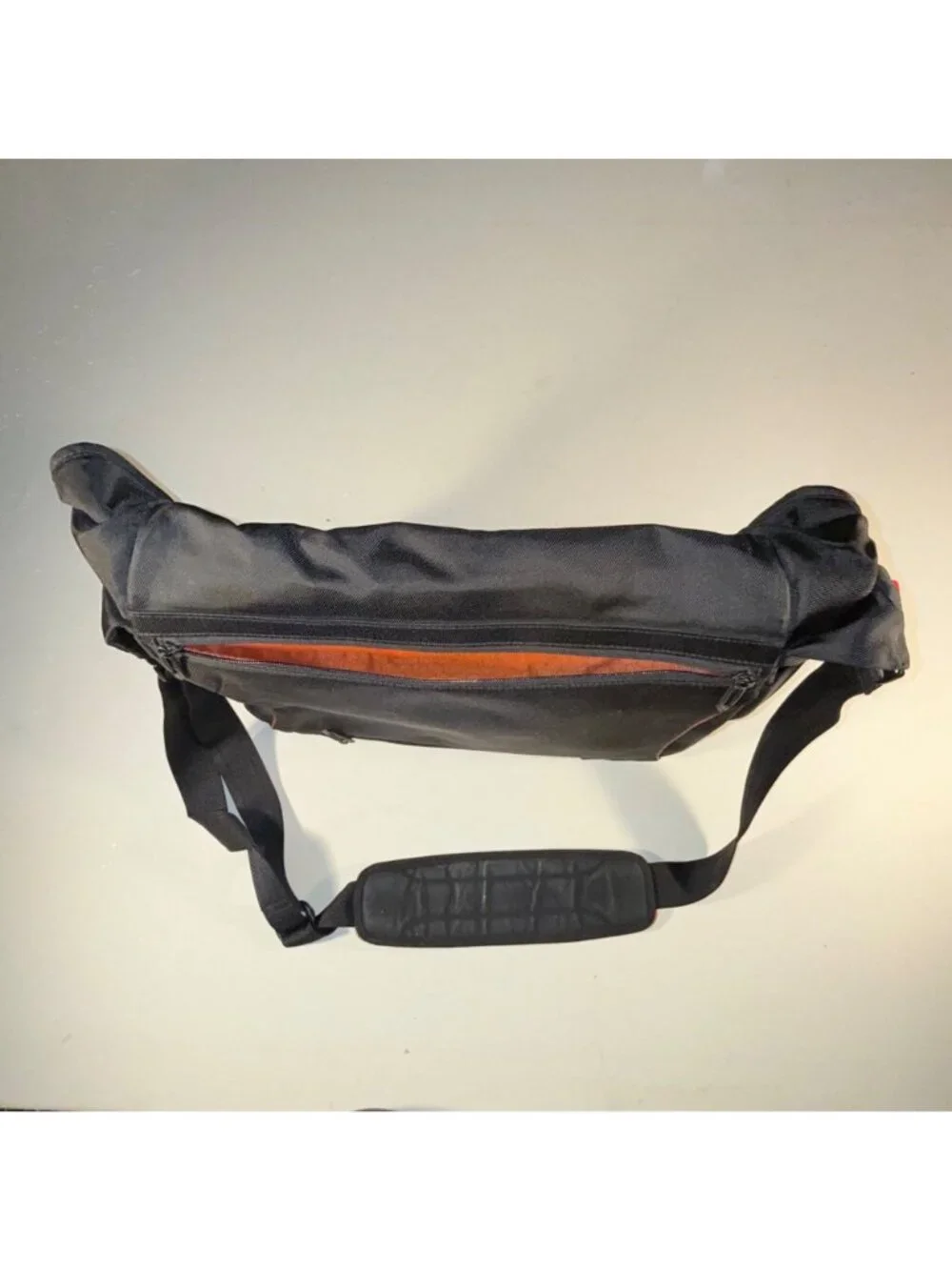 T-Tech by Tumi Messenger Bag - Black w/ High-Vis Orange Lining